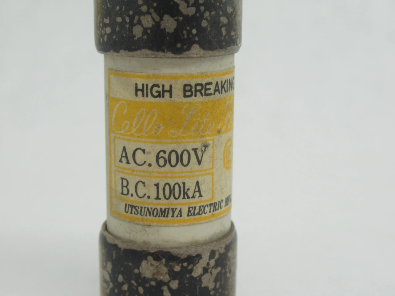Utsunomiya Cello-Lite JG1F-15 High Breaking Capacity Fuse 15A 600V USED