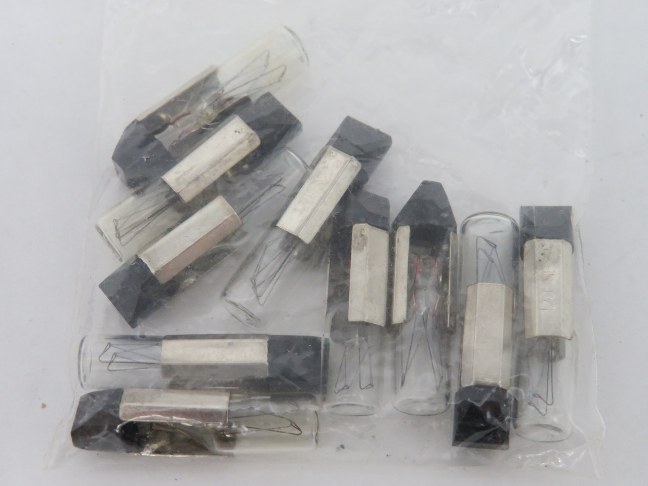 Standard T2/CL/120V/0.025A/TS5/STD Miniature Light Bulb 10-Pk BOX DAMAGE NEW