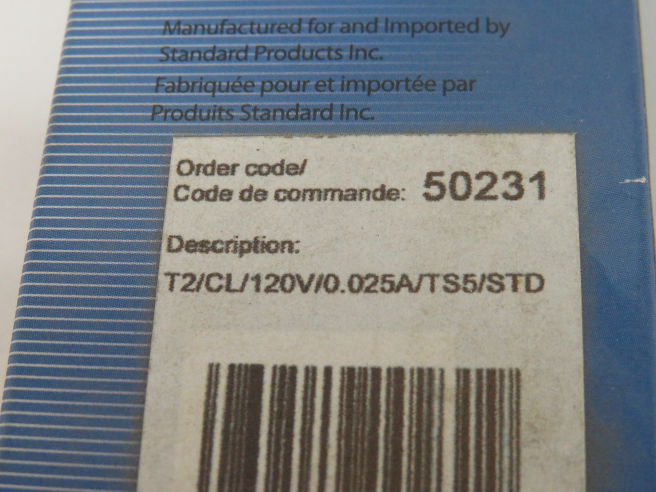 Standard T2/CL/120V/0.025A/TS5/STD Miniature Light Bulb 10-Pk BOX DAMAGE NEW