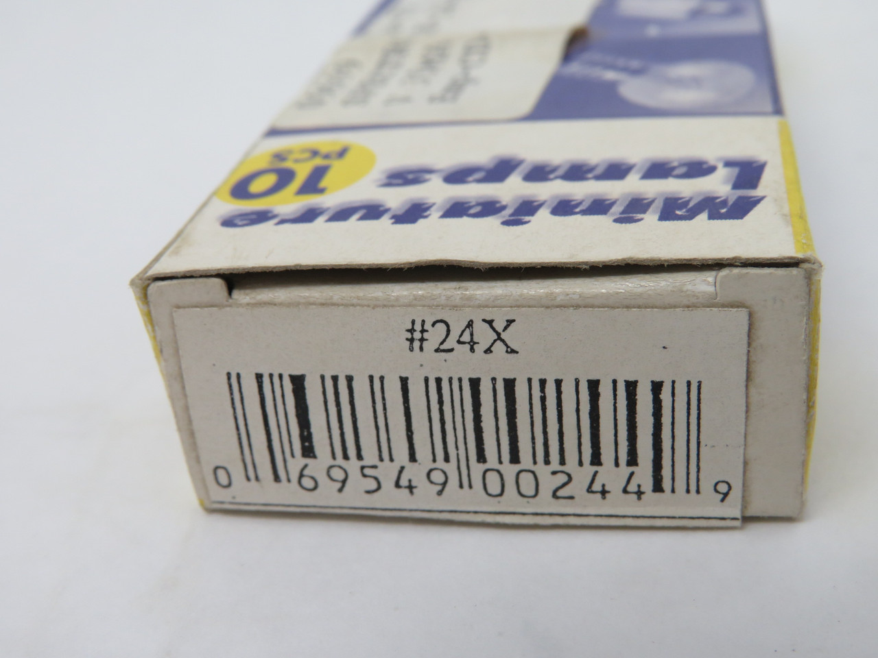 HaskelLite #24X Miniature Light Bulb 24V 35mA 10-Pack BOX DAMAGE NEW