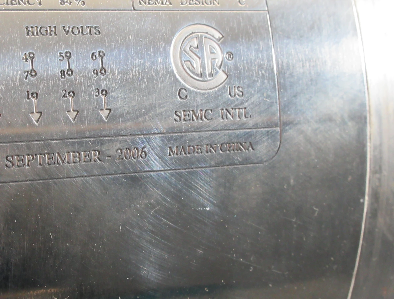 Generic 1-1/2HP 1745RPM 208-230/460V TEFC 3Ph 4.1/2.05A 60Hz 5/8” Shaft USED