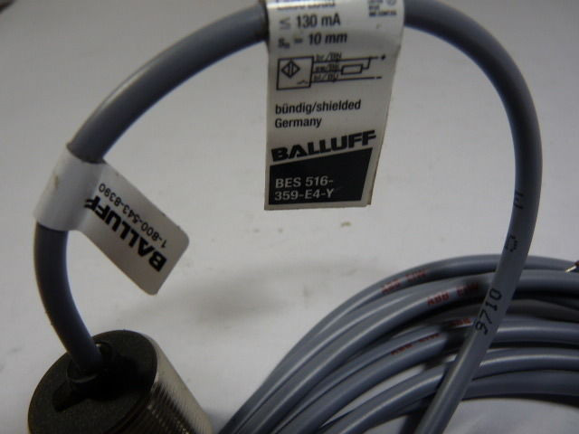 Balluff BES516-359-E4-Y Proximity Sensor 10-30VDC 130mA 10mm Distance NOP