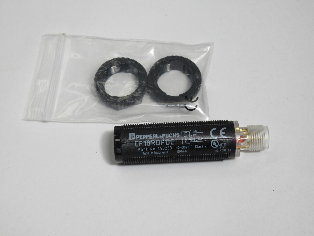 Pepperl+Fuchs CP18RDPDC Thru-Beam Photoelectric Receiver 10-30VDC HOLEY BAG NWB