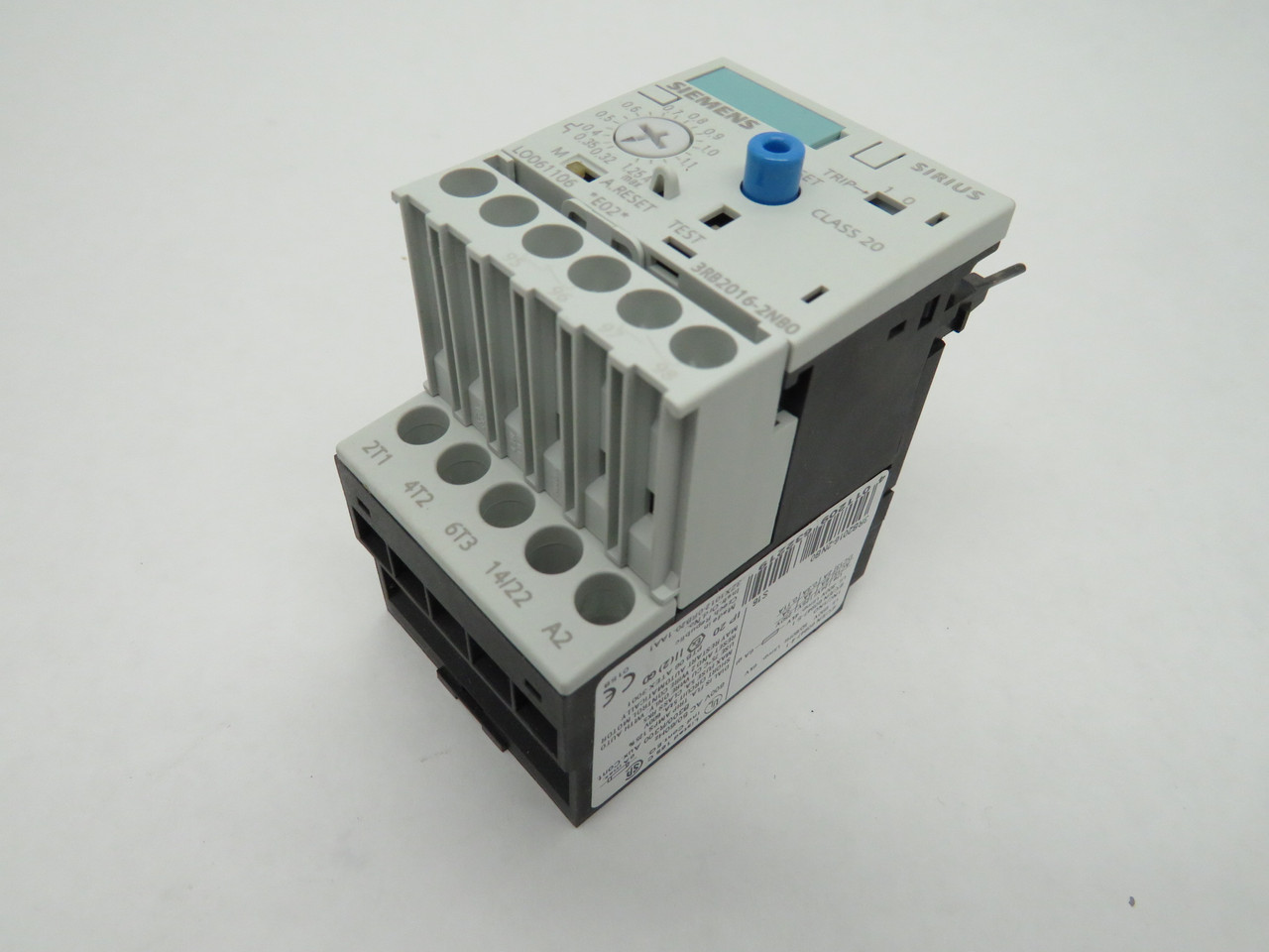 Siemens 3RB2016-2NB0 Overload Relay 0.32-1.25 Amp  NEW