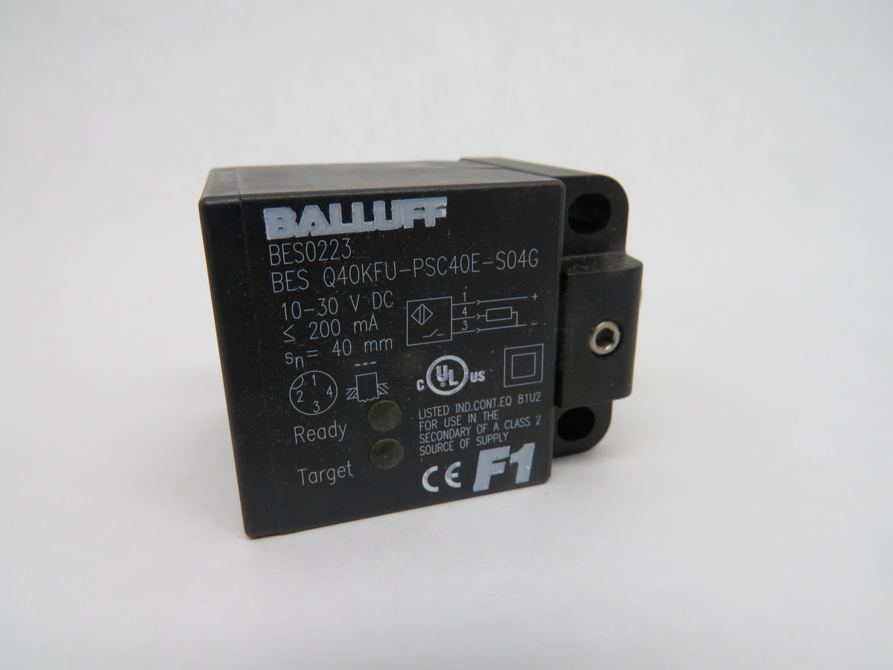 Balluff BESQ40KFU-PSC40E-S04G Inductive Sensor 10-30VDC 200mA  NEW