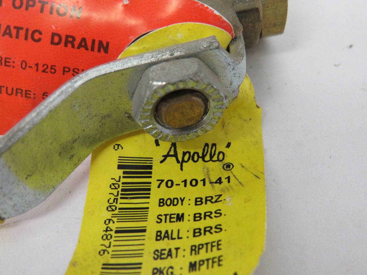 Apollo 70-101-41 Brass Ball Valve 1/4" FNPT 600 psi CWP SHELF WEAR NOP