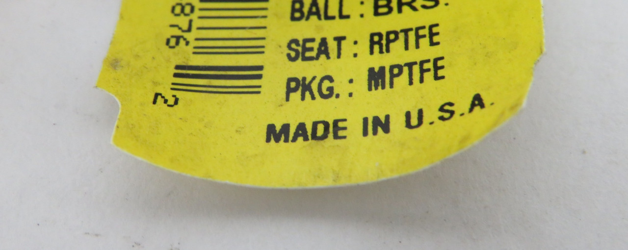 Apollo 70-101-41 Brass Ball Valve 1/4" FNPT 600 psi CWP SHELF WEAR NOP
