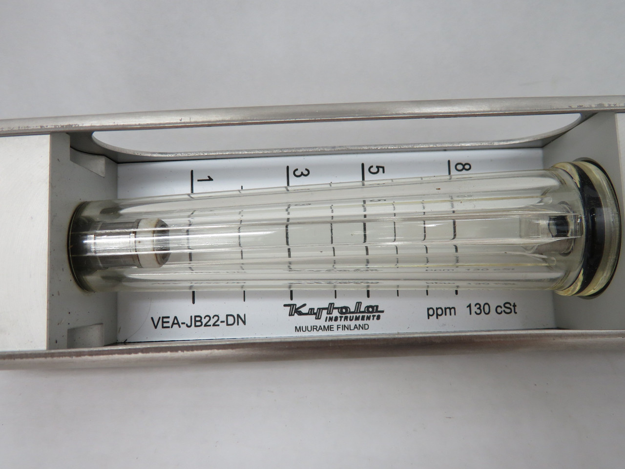 Kytola VEA-JB22-DN Variable Area Flow Meter 1-8 ppm 130cst SHELF WEAR NEW