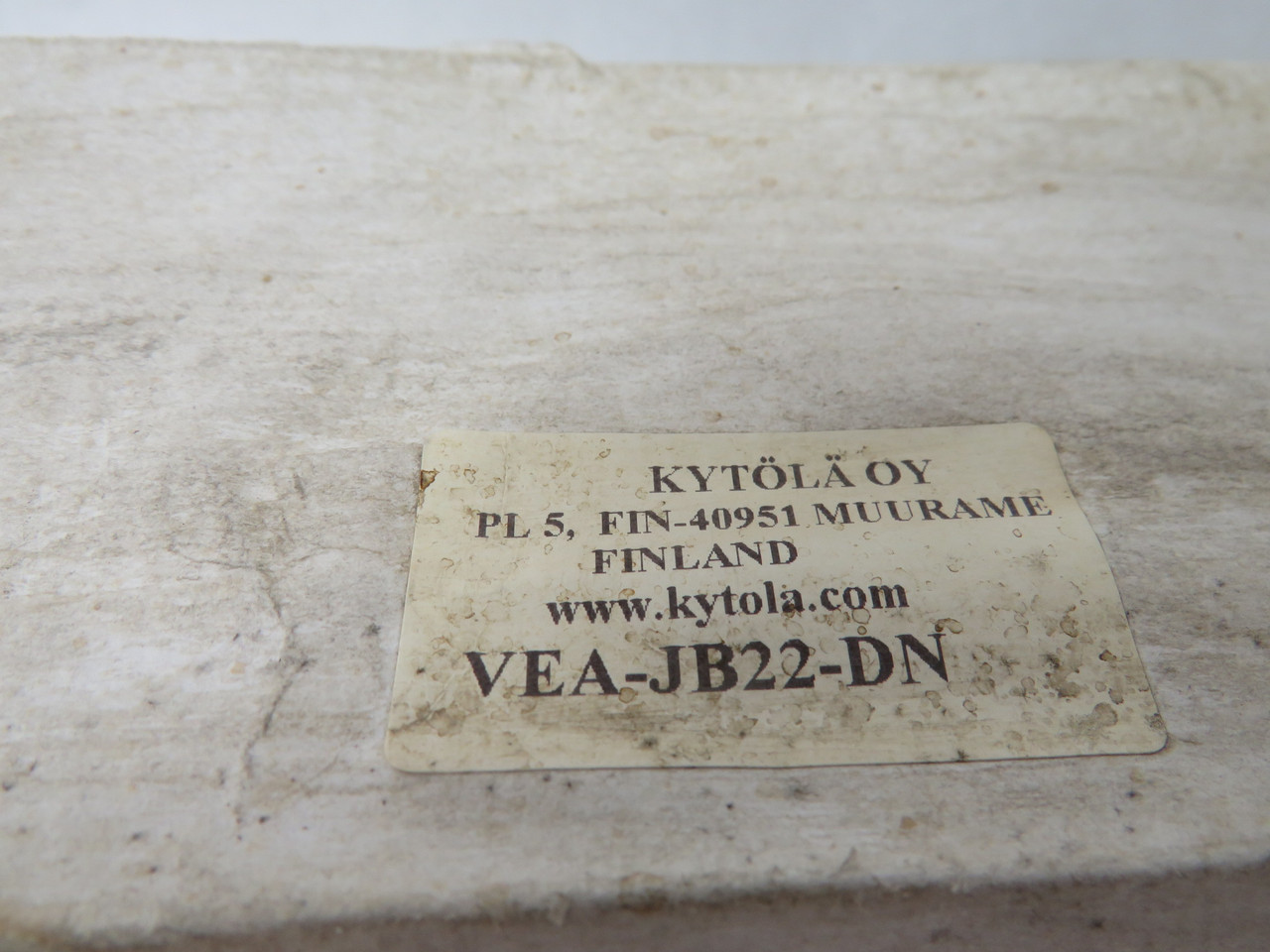 Kytola VEA-JB22-DN Variable Area Flow Meter 1-8 ppm 130cst SHELF WEAR NEW