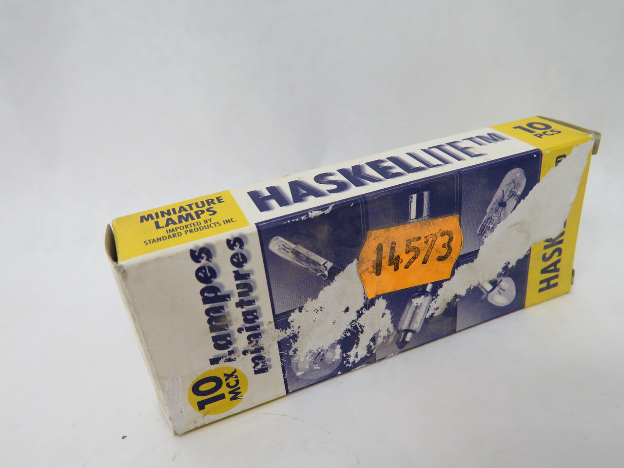HaskelLite ATS-5304 Miniature Light Bulb 30V 40mA 10-Pack BOX DAMAGE NEW