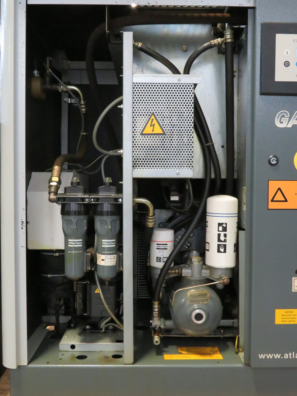 Atlas Copco GA7 Rotary Screw Compressor Type GA7 FF 153 psi 1.06MPa 10HP USED