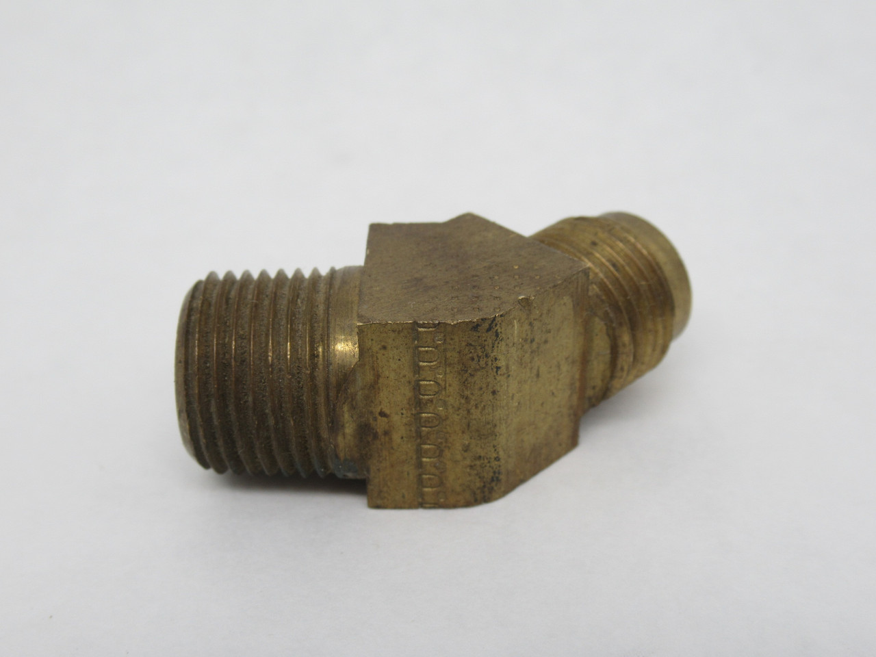 Parker 259F-6-6 45-Degree Brass Male Elbow 3/8" Tube 3/8" NPT SHELF WEAR NOP