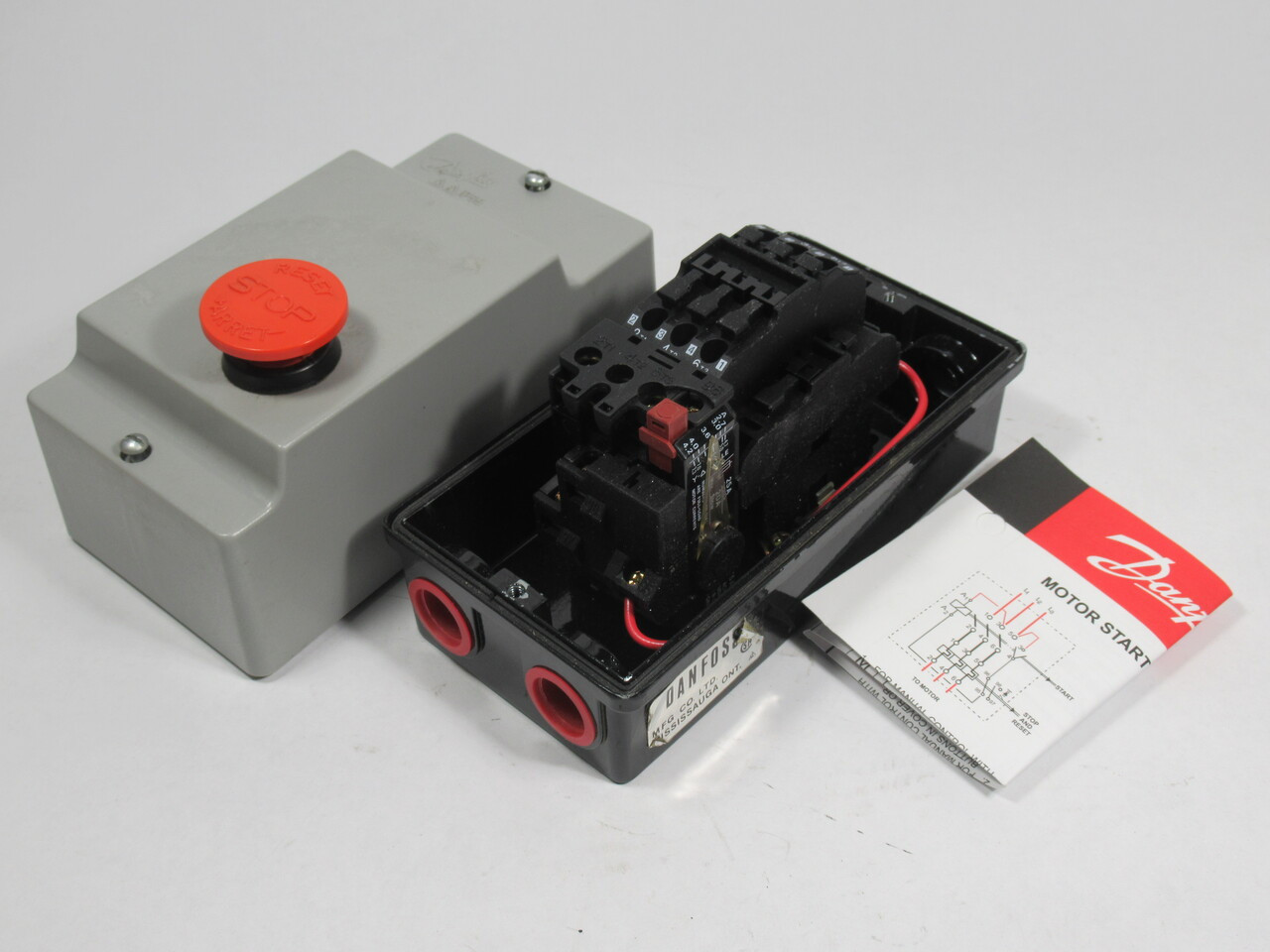 Danfoss DOL Starter CI 9 20/24V 50/60Hz 2.7-4.2A Stop/Reset w/ Metal Base NOP