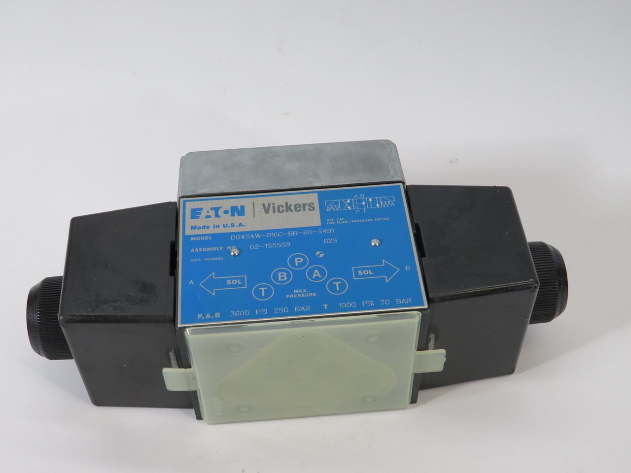 Eaton Vickers DG4S4W-016C-BB-60-S491 Directional Control Valve SHELF WEAR NOP