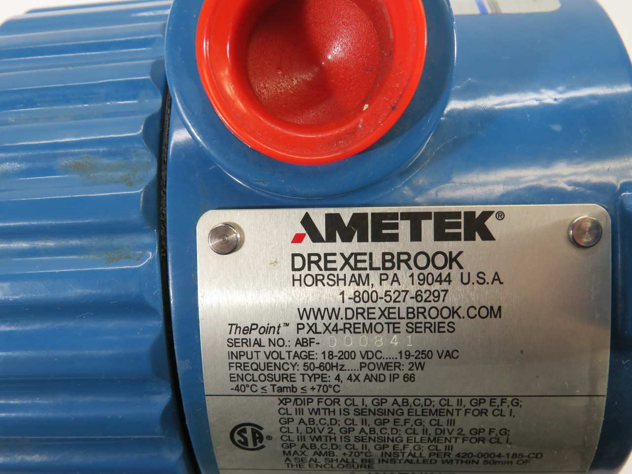 Ametek PXLX4 Remote Series Point Level Switch SHELF WEAR NOP