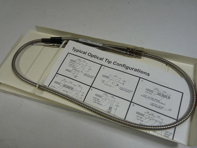 Tri-Tronics 14674 BF-B-36 Fiber Optic Light Guide 3'L 0.062" Bundle BOX DMG NEW