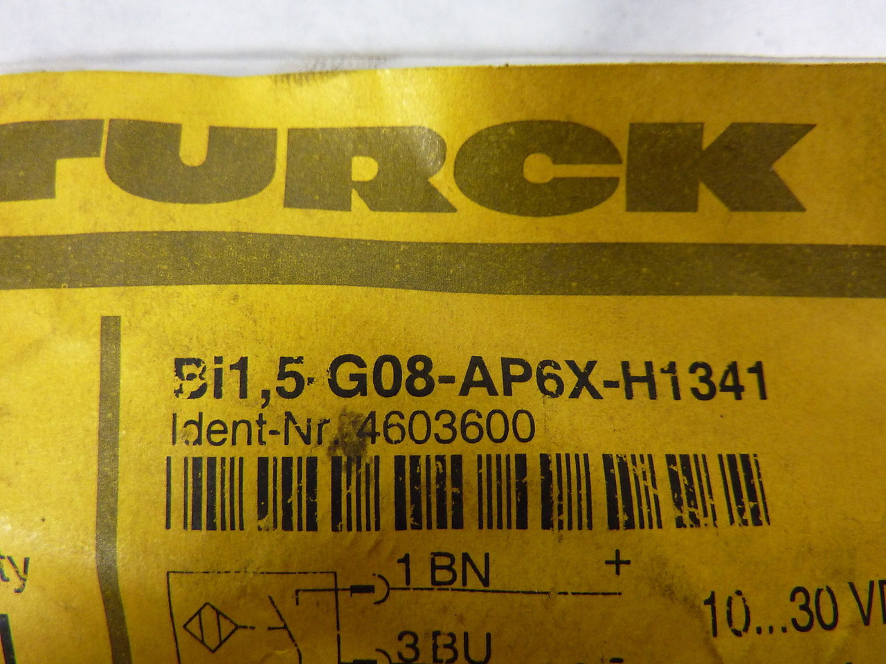 Turck BiL.5-G08-AP6X-H1341 Proximity Sensor 10-30VDC 150mA BAG DAMAGE NWB