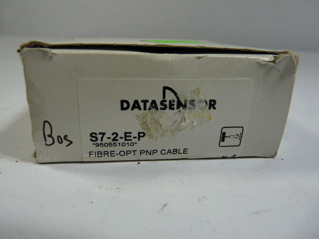 Datasensor S7-2-EP Fiber Optic Amplifier 12-24VDC PNP BOX DAMAGE NEW