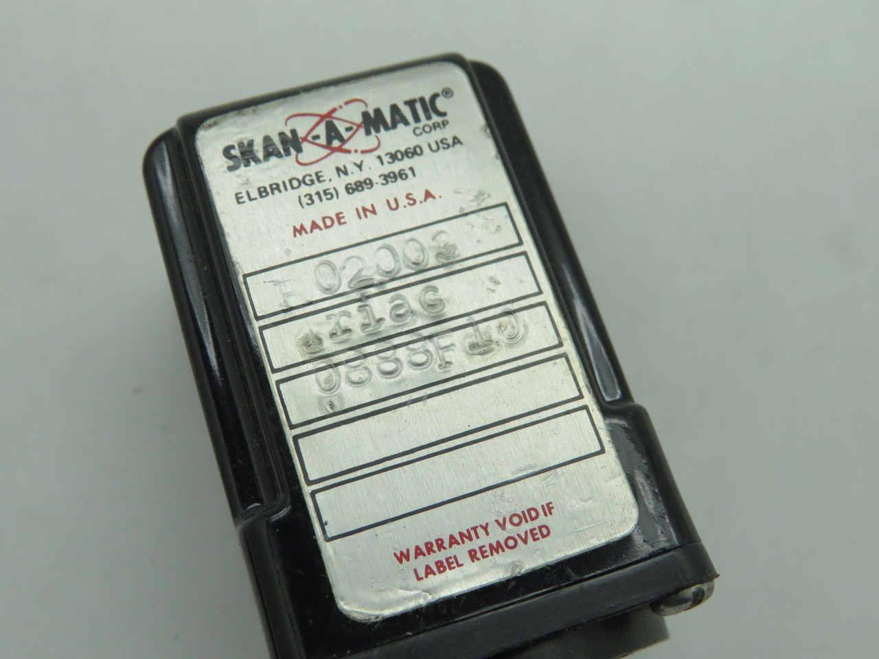 Skan-A-Matic R02003 Photoelectric Amplifier USED