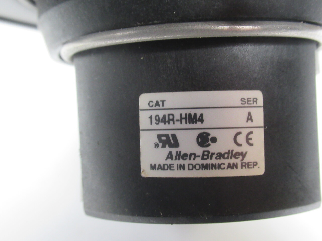 Allen-Bradley 194R-HM4 Black Operating Handle for Disconnect Switch USED