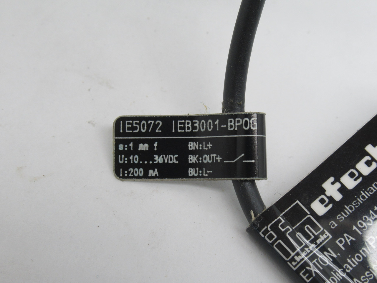 IFM Efector IE5072 IEB3001-BPOG Inductive Proximity Switch 10-36VDC BOX DMG NEW