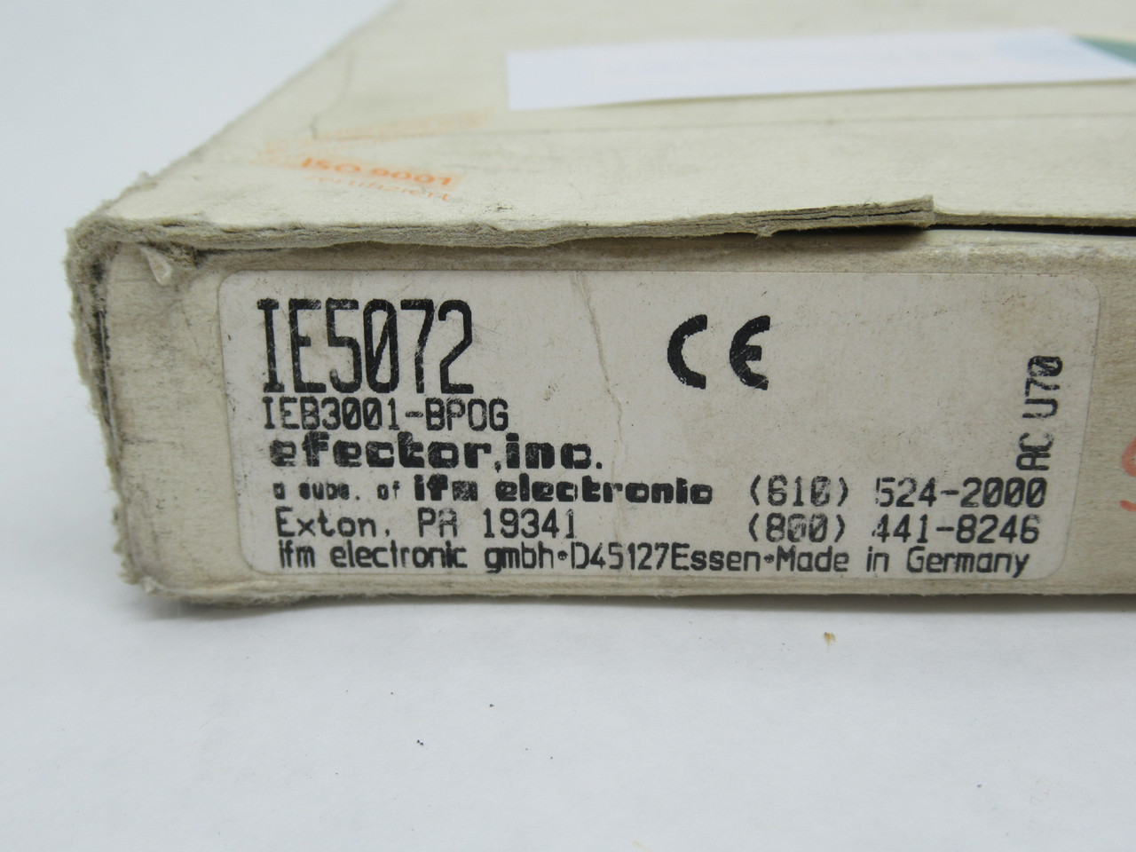 IFM Efector IE5072 IEB3001-BPOG Inductive Proximity Switch 10-36VDC BOX DMG NEW