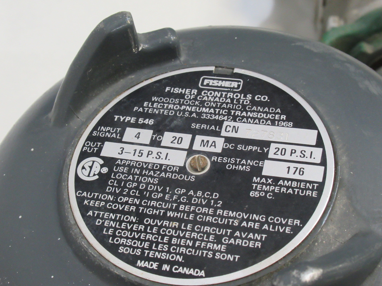 Fisher EZ 667 Size 30 Flanged Steel Pneumatic Actuated Valve ADJUSTED BASE USED