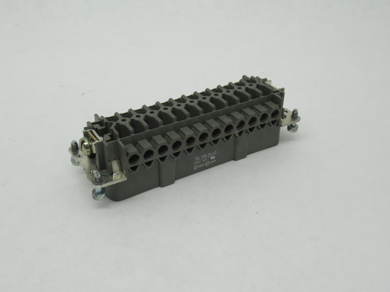 Wieland 70.310.2440 Male Connector 16A Size 24 24P+G USED