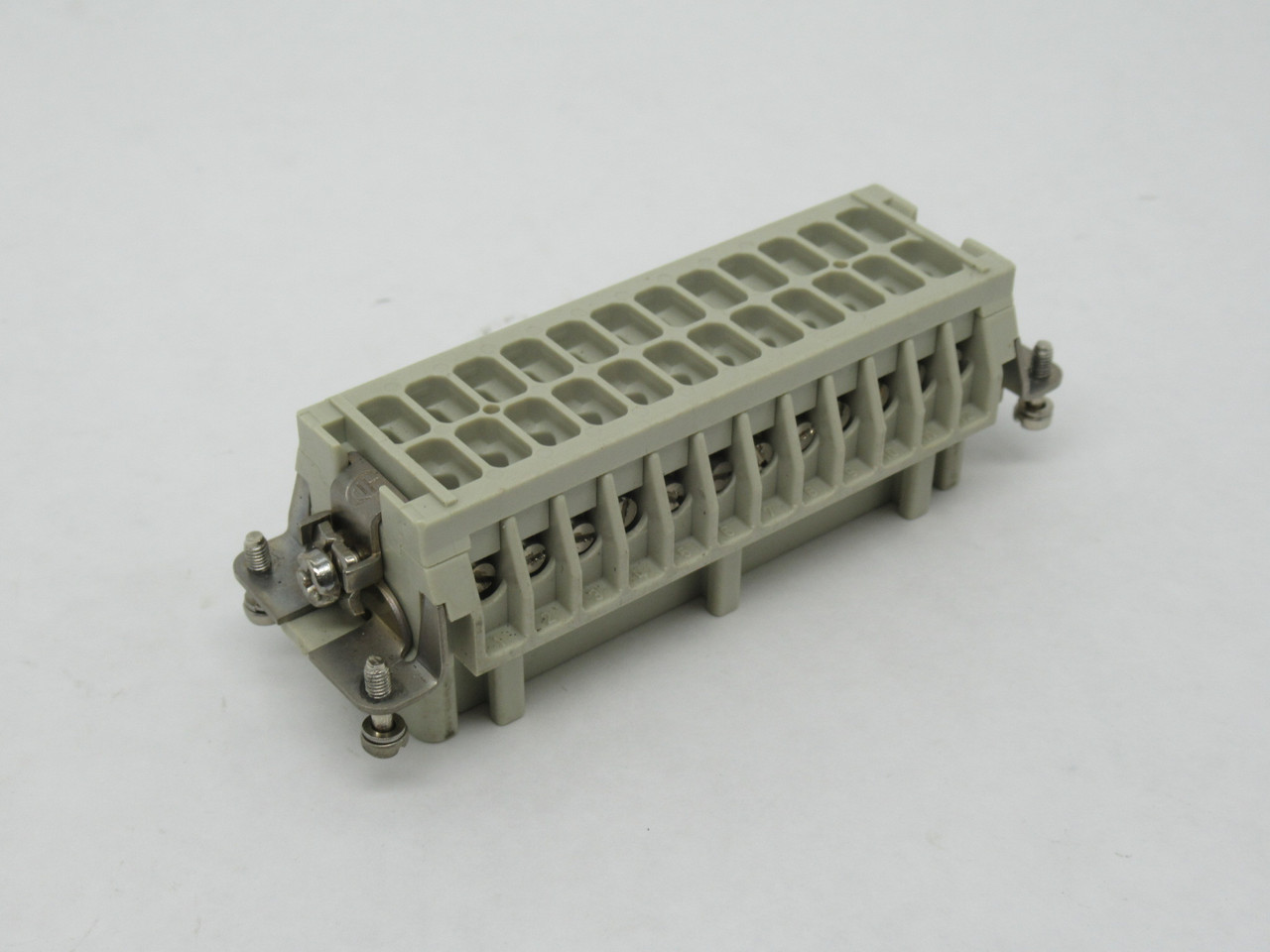 Harting 09330242701 Female Connector 16A Size 24B Contacts 1-24 USED