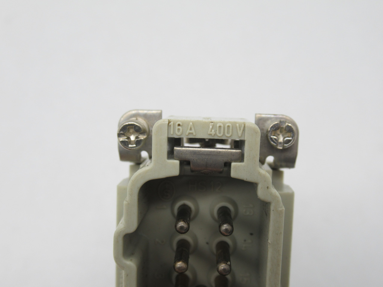 Harting 09330242601 Male Connector 16A Size 24B Contacts 1-24 USED