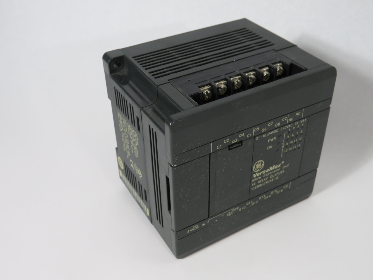 General Electric IC200UER016-B Micro 16-Point Expansion Unit 24VDC USED