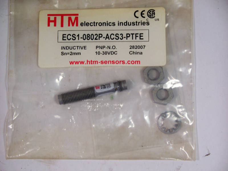 HTM ECS1-0802P-ACS3-PTFE Proximity Sensor  NEW