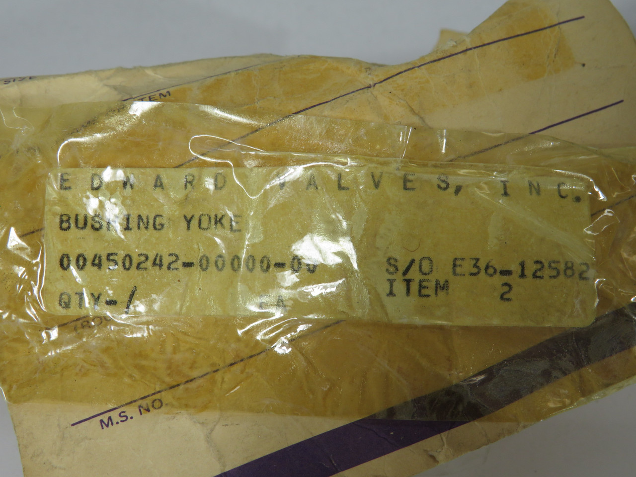 Edward Valves Inc. 00450242-00000-00 Yoke Bushing for Valve NOP