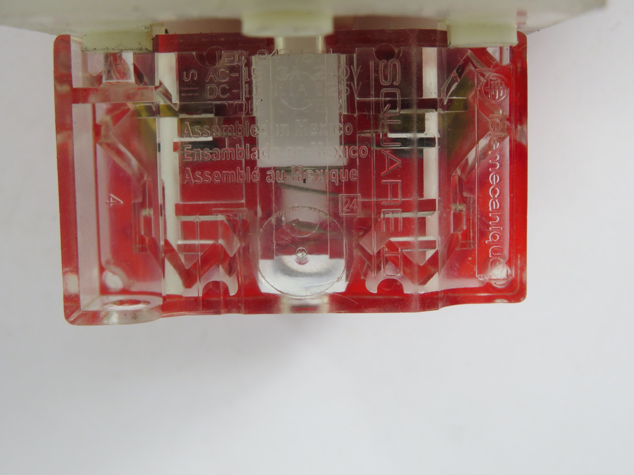 Square D 9001-KR1RH6 Ser K Red Flush Push Button 3A 240V 1NC USED