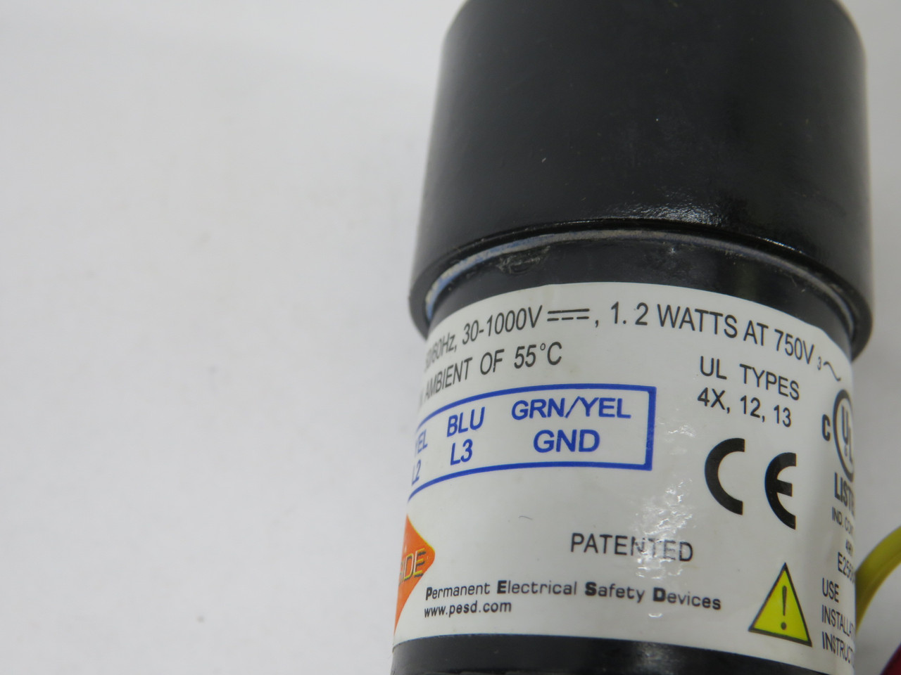 Grace PESD R-3W Voltage Indicator w/Flashing LEDs 30-1000VDC 1.2W 750VAC USED