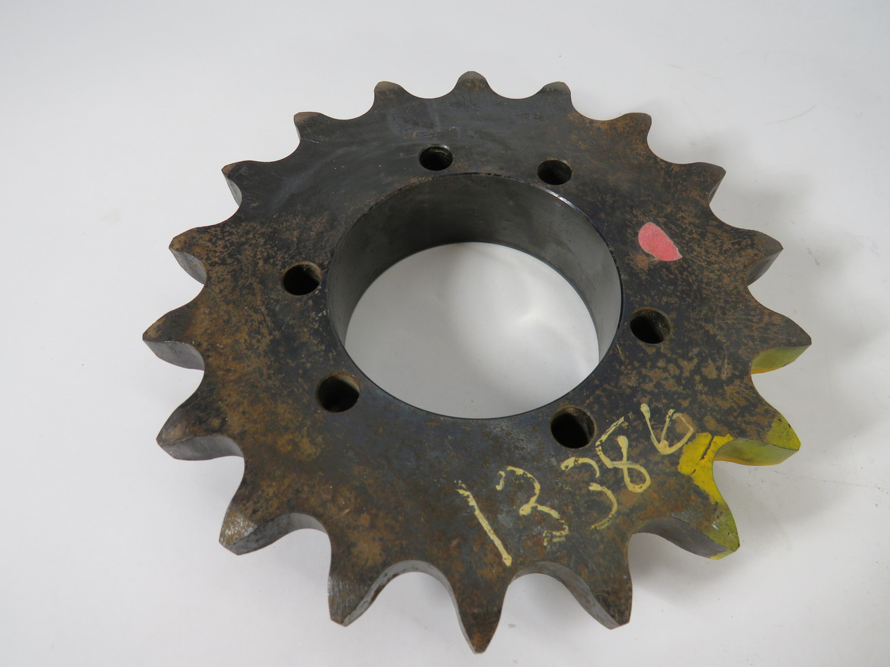 Generic 80SK18 Roller Chain Sprocket 2.625" Max Bore 18T 80C 1"P PAINT USED