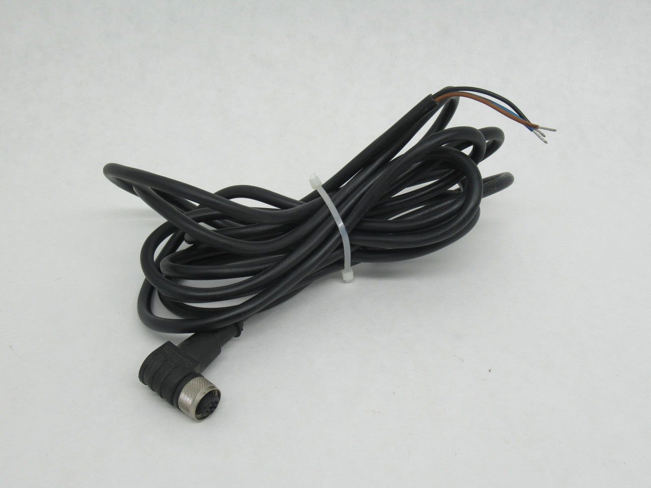 Schunk 0301503 Connection Cable Angled Socket M12 3-Wire Female 3m L USED