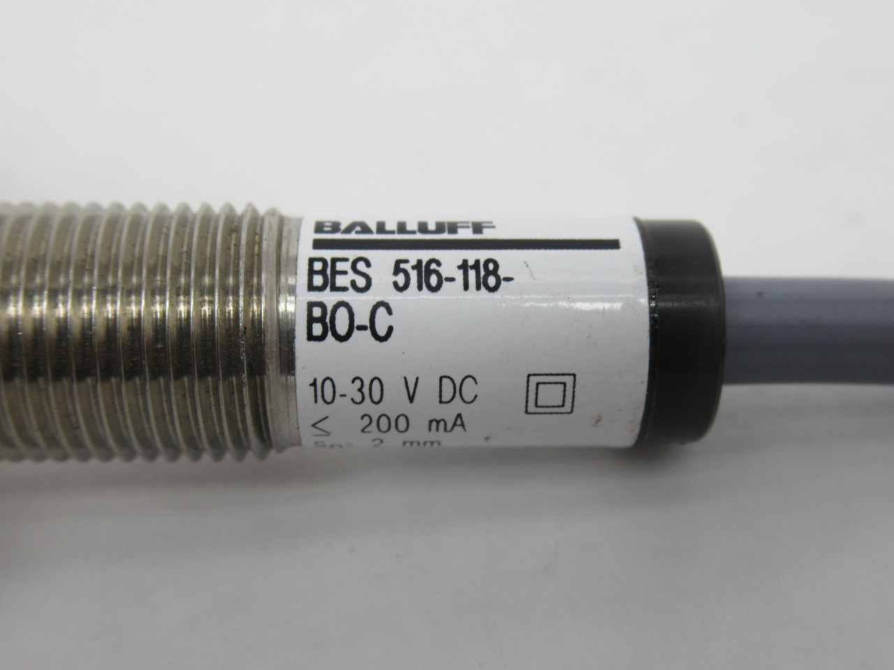 Balluff BES-516-118-BO-C-05 Proximity Switch 10-30VDC 200mA 2mm SHELF WEAR NOP
