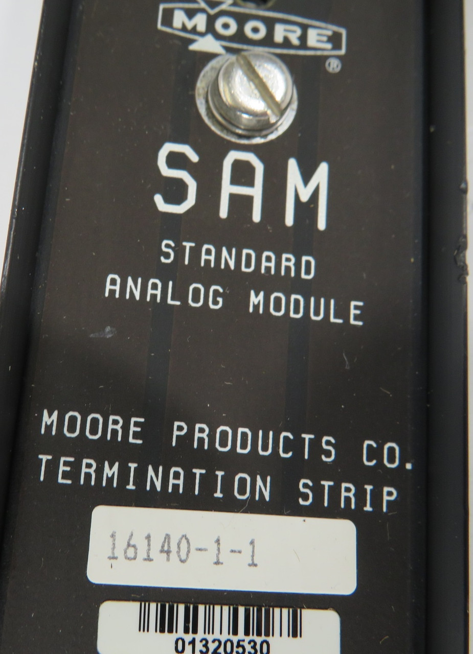 Moore 16140-1-1 Standard Analog Termination Strip SHELF WEAR USED