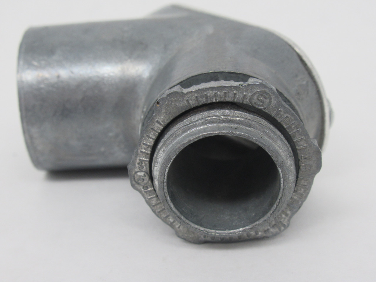 Iberville CI7204 Rigid to Box Pull Elbow 1/2" Zinc Alloy NOP