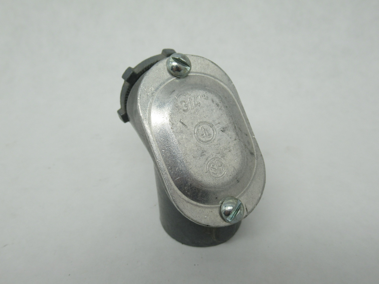 Iberville CI7206 Rigid to Box Pull Elbow 3/4" Zinc Alloy NOP