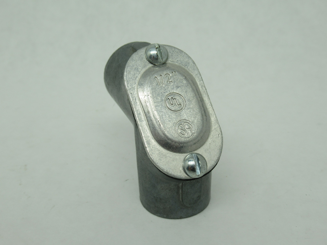 Iberville CI7304-G Rigid to Rigid Pull Elbow with Gasket 1/2" Zinc Alloy NOP