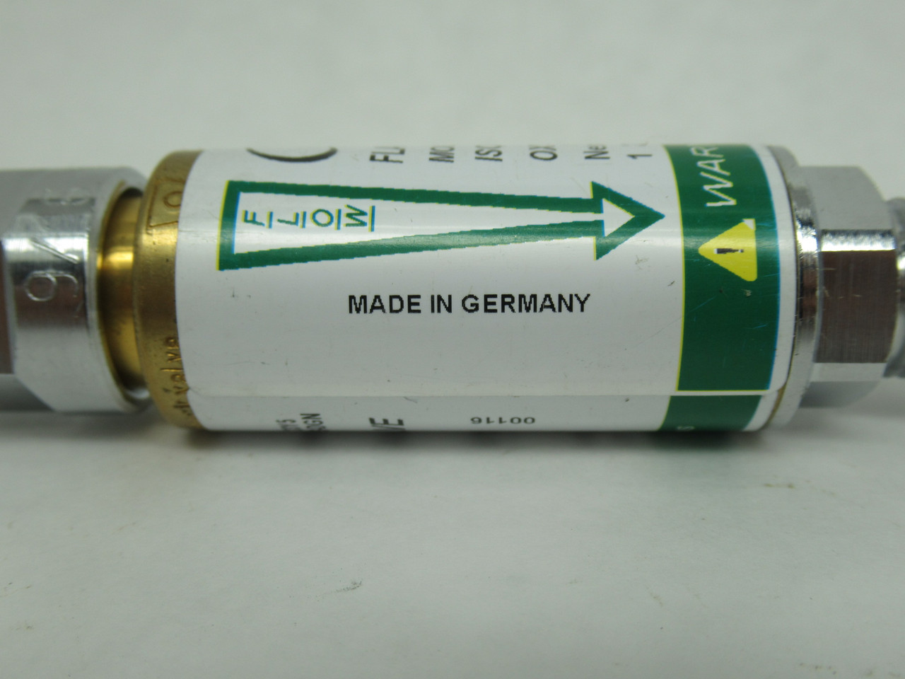 Lawson CW5089 Cronatron Flashback Arrester and Check Valve 143 psig 10 bar NOP