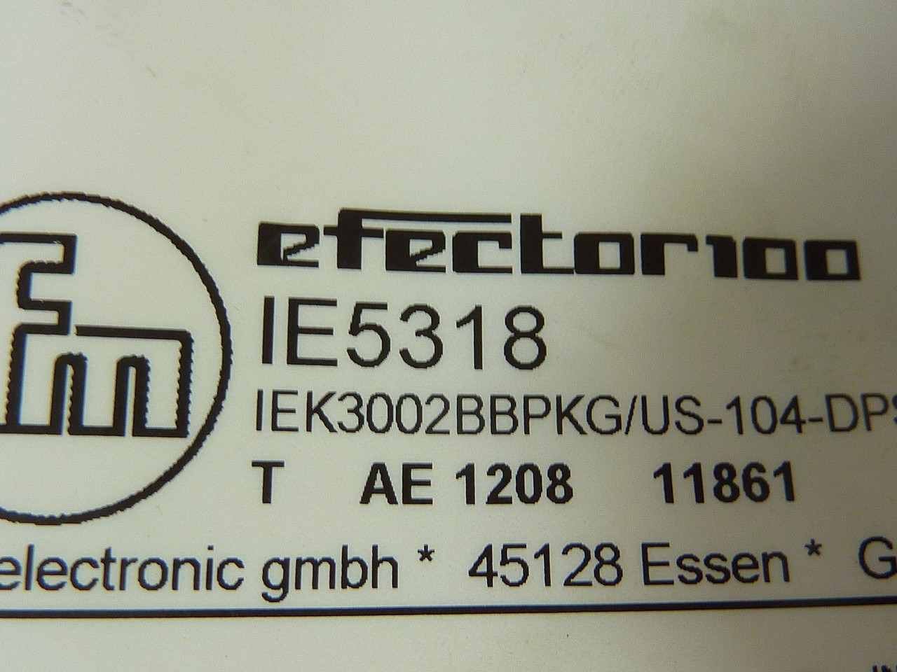 IFM IE5318 Inductive Sensor 10-36VDC 250mA 2mm NWB