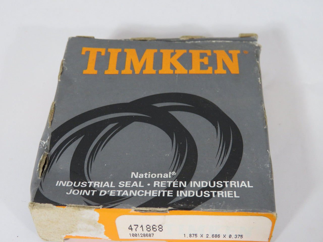 Timken 471868 Oil Seal 2.69"OD 1.875"ID 0.375"W BOX DAMAGE NEW