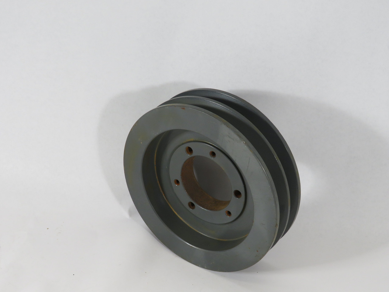 NTL 2B62SDS Fixed Pitch Sheave 1/2-2"Bore 2 Groove 6.55"OD A/B Belt RUST USED