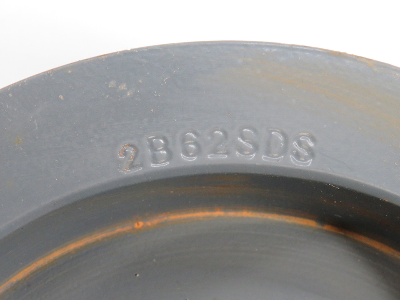 NTL 2B62SDS Fixed Pitch Sheave 1/2-2"Bore 2 Groove 6.55"OD A/B Belt RUST USED