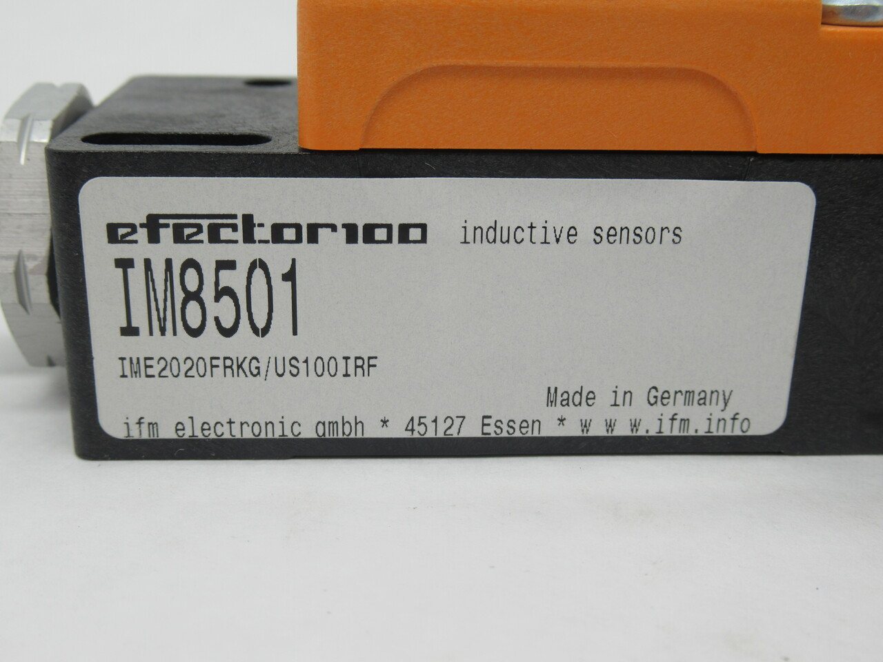 IFM IM8501 Inductive Sensor 10-55VDC 400mA 20mm PNP/NPN NO/NC M12 NEW