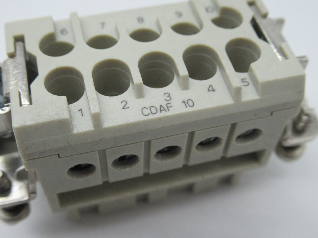 Ilme CDAF-10 Female Connector Insert 16A 10-Pole + Ground USED