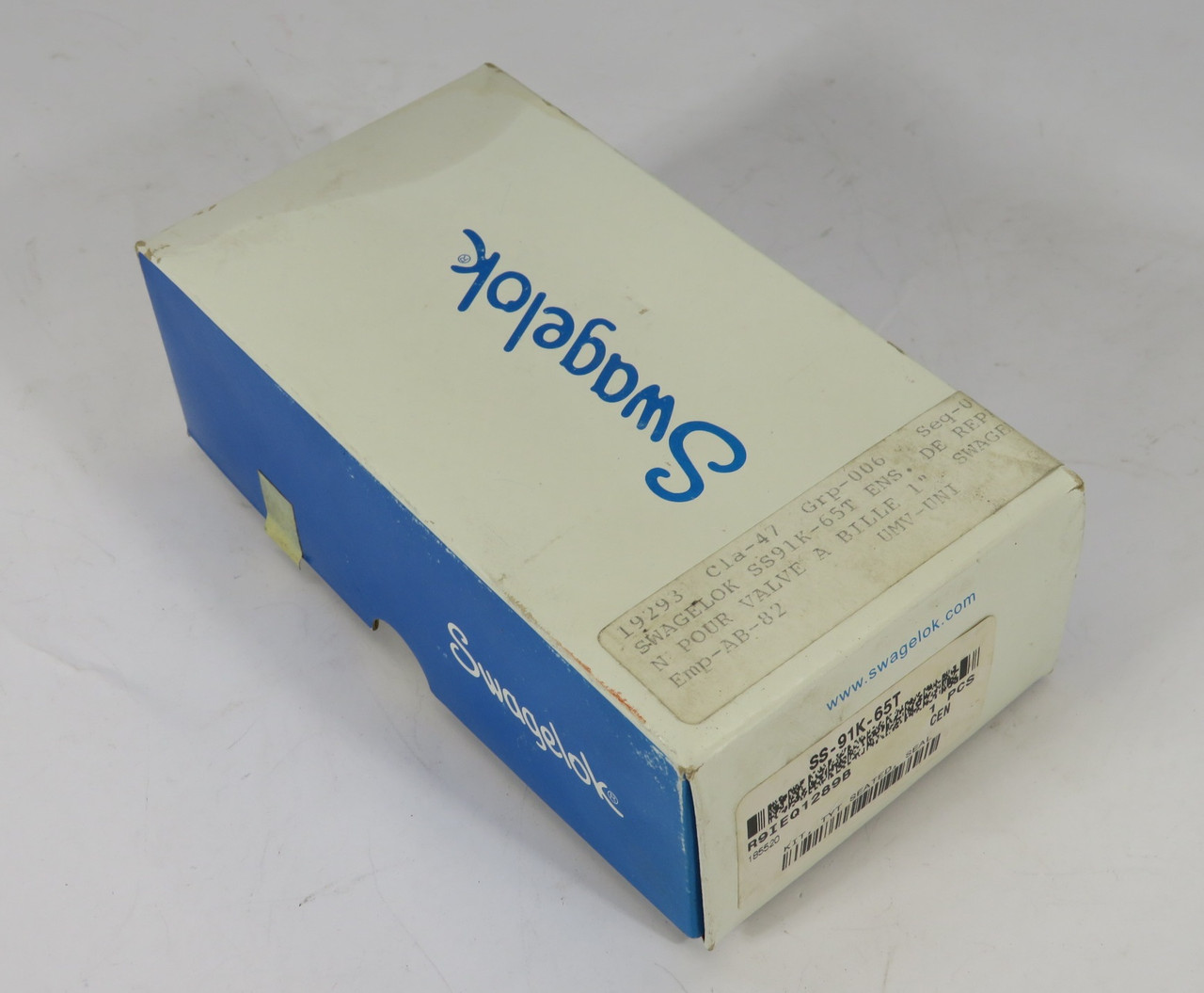 Swagelok SS-91K-65T Ball Valve Seal Kit 65 Series PTFE BOX DAMAGE NEW
